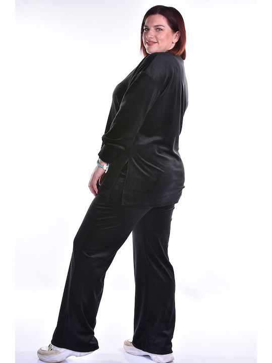 Set de Trening Catifea BLACK