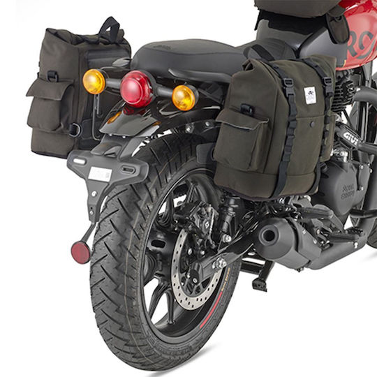 Kappa Moto Motorcycle Saddle Side Bag 14lt in Green Colour