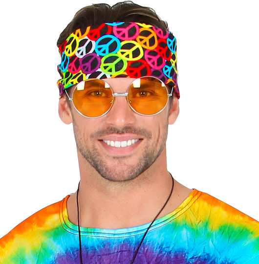 Peace-Bandana-Accessoire 55x55cm 100% Baumwolle