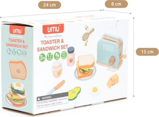 UMU Toys Παιχνίδι Μαγειρικής / Κουζινικά για 3+ Ετών