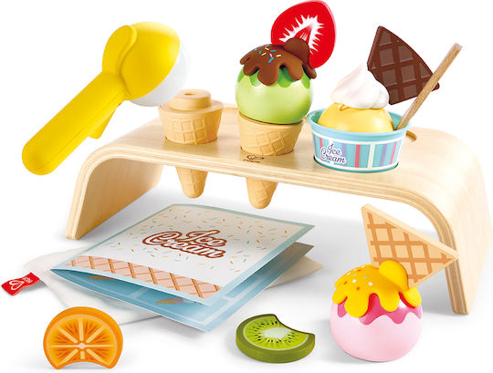 Playset Hape Ice Cream Corner 20 Pieces