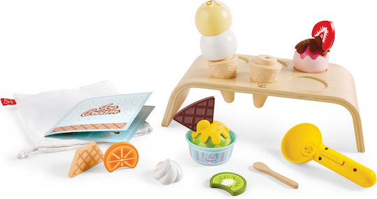 Playset Hape Ice Cream Corner 20 Pieces