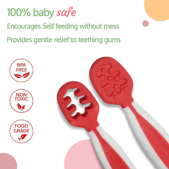 bebeLOGIC Produs de dentiție din silicon pentru 4 m+ 2buc