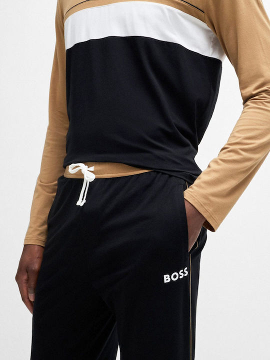 Boss Men's Winter Pajama Pants Black