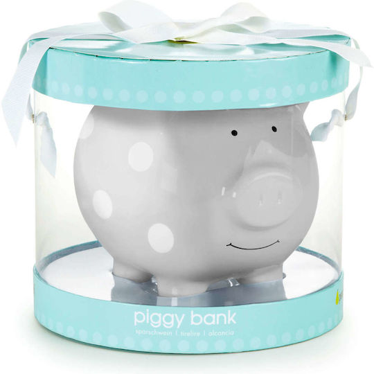 Pearhead Children's Money Box Ceramic Gray