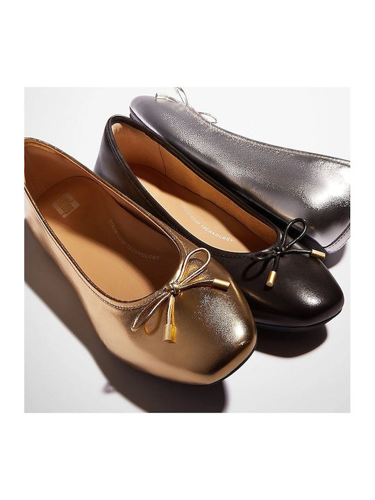 Anatomic Leather Ballerinas Black