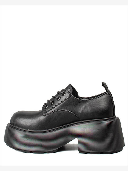 Starynite Γυναικεία Oxfords σε Μαύρο Χρώμα