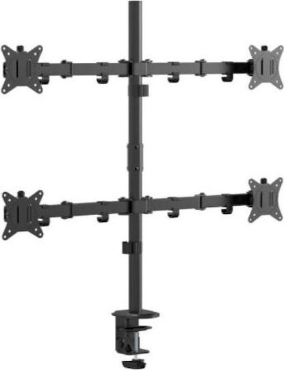 Kydos K66-C048 Βάση Γραφείου για 4 Οθόνες έως 32" με Βραχίονα