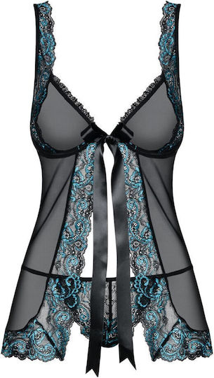 Obsessive Amanta Sexy Babydoll Μαύρο