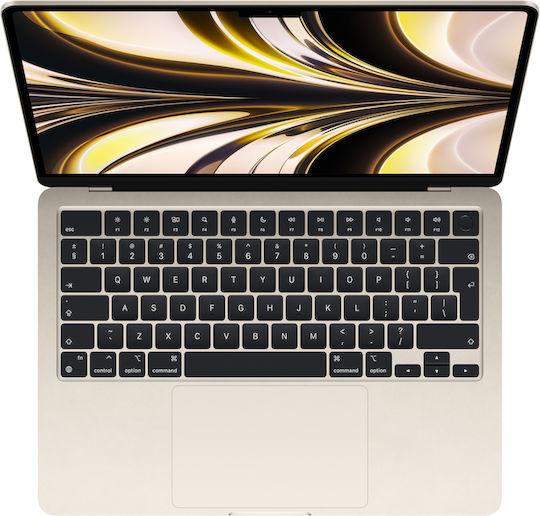 Apple MacBook Air 13.6" (2022) IPS Retina Display (M2-8-Core/16GB/256GB SSD/8-Core GPU) Starlight (GR Keyboard)
