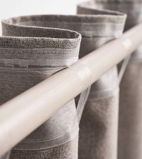 Gofis Home Curtain with Pencil Pleat Magna Gray 140x295cm