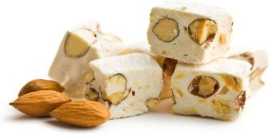 Happy Chocolate Βιολογική Μαύρη Σοκολάτα Chewy Nougat Μαντολάτο 100g 16715
