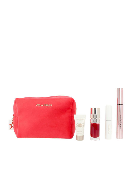 Clarins Wonder Perfect Комплект за грим за очи и устни с несесер 3 броя Clarins Wonder Perfect Комплект за грим за очи и устни с несесер 3 броя