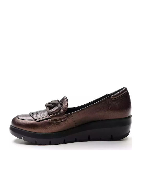 Women's Moccasins in Brown Color