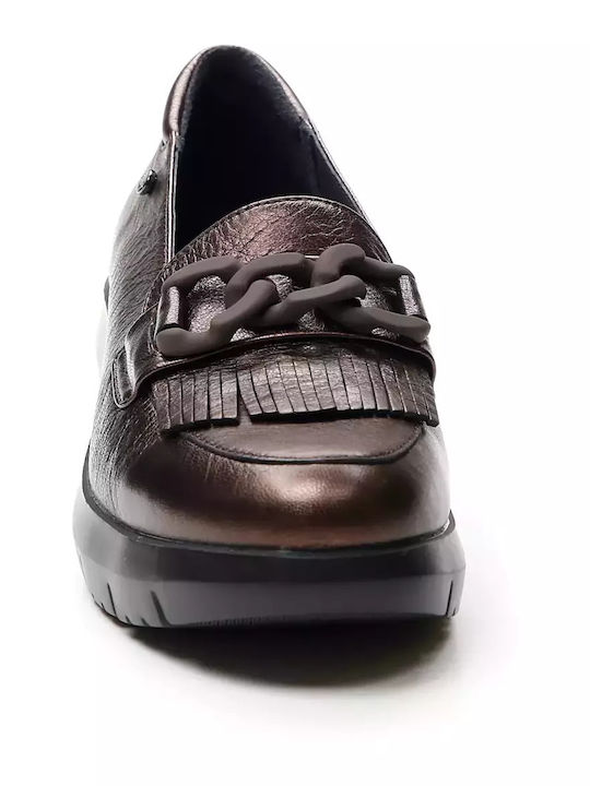 Women's Moccasins in Brown Color