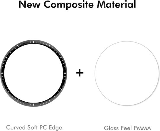 Folie de protecție ecran Huawei Watch GT 5 46mm 2buc Enkay 3D Acoperire completă Margine moale PC PMMA HD