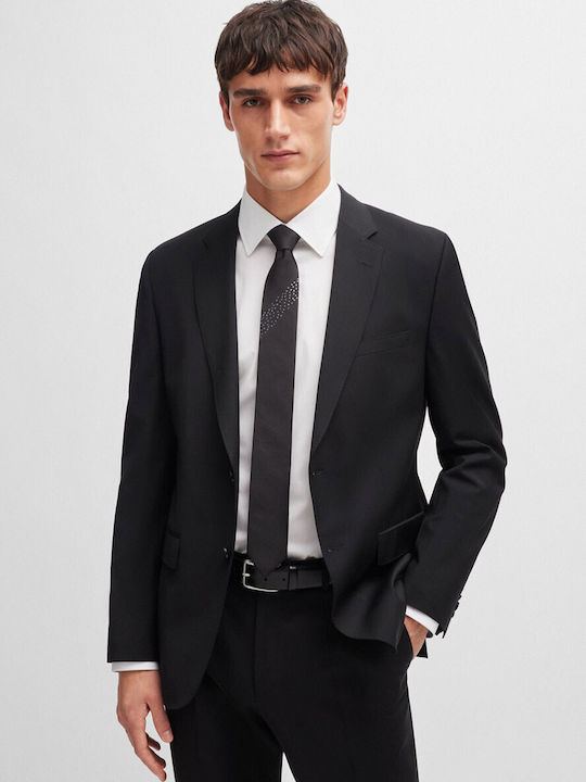 Hugo Boss Men's Tie in Black Color