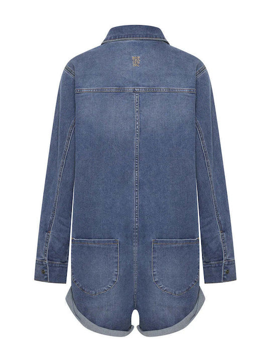Γυναικείο Ολόσωμο Σορτς Denim