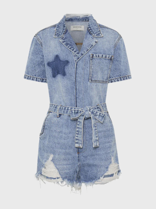 Γυναικείο Ολόσωμο Σορτς Denim