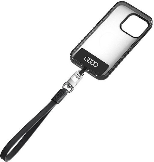Audi Universal Phone Strap 28cm 10mm Leather Black Au-hslsl-gt/d1-bk