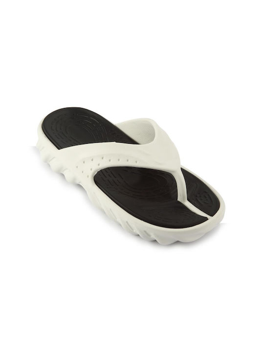 Fshoes Men's Flip Flops White