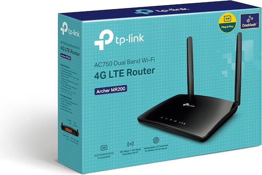 TP-LINK Archer MR200 v3 Безжичен 4G Wi-Fi 5 - Wi-Fi 5 с 3 Порта Ethernet