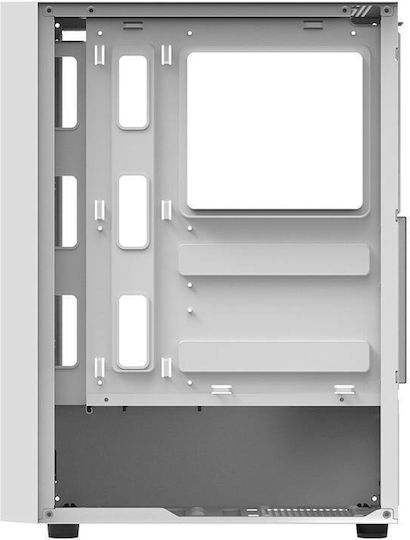 Darkflash A290 Gaming Midi Tower Κουτί Υπολογιστή με Πλαϊνό Παράθυρο White