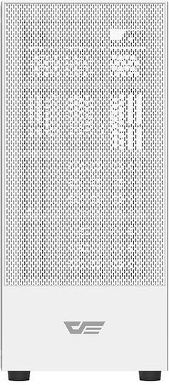 Darkflash A290 Gaming Midi Tower Κουτί Υπολογιστή με Πλαϊνό Παράθυρο White
