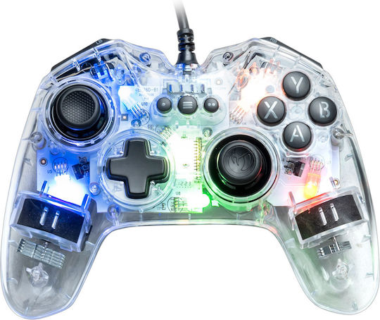 Nacon GC-100XF Ενσύρματο Gamepad για PC Διάφανο
