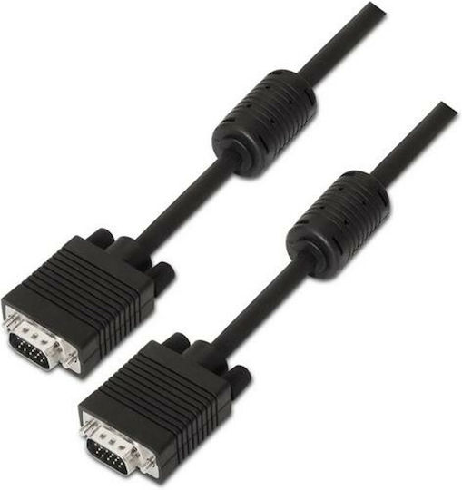 Aisens VGA male to VGA male Black 3m Cable (S-VGA/3M)