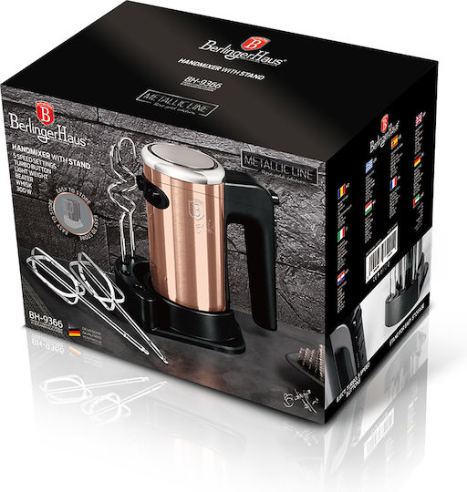 Berlinger Haus Μίξερ Χειρός 300W Rose Gold