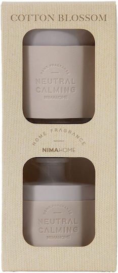 Raumduft-Stick-Set 70ml & Duftkerze 130g Baumwollblüte Nima Raumduft-Stick 70ml + Duftkerze 130g