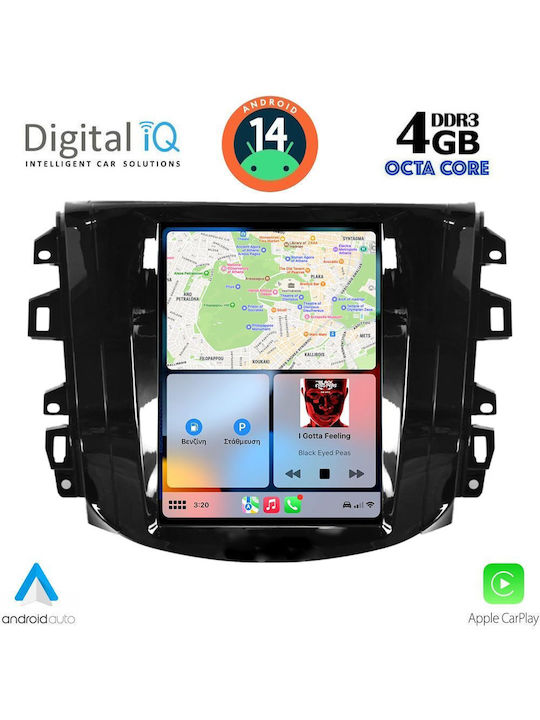 Digital IQ Car Audio System for Nissan Navara 2018 (Bluetooth/USB/WiFi/GPS/Apple-Carplay/Android-Auto) with Touch Screen 9.7"