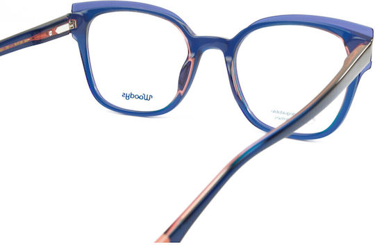 Woodys Barcelona Bakkali Men's Acetate Prescription Eyeglass Frame Purple