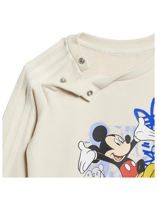 X Disney Mickey Mouse Παιδικό Σετ Φόρμας Εκρού