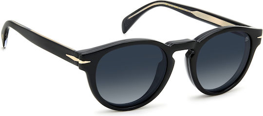 David Beckham Männer Acetat Brillengestell mit Clip-On Schwarze DB 7104/CS 807/WJ