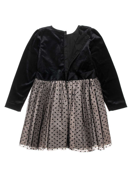 Alouette Children's Dress Velvet Black