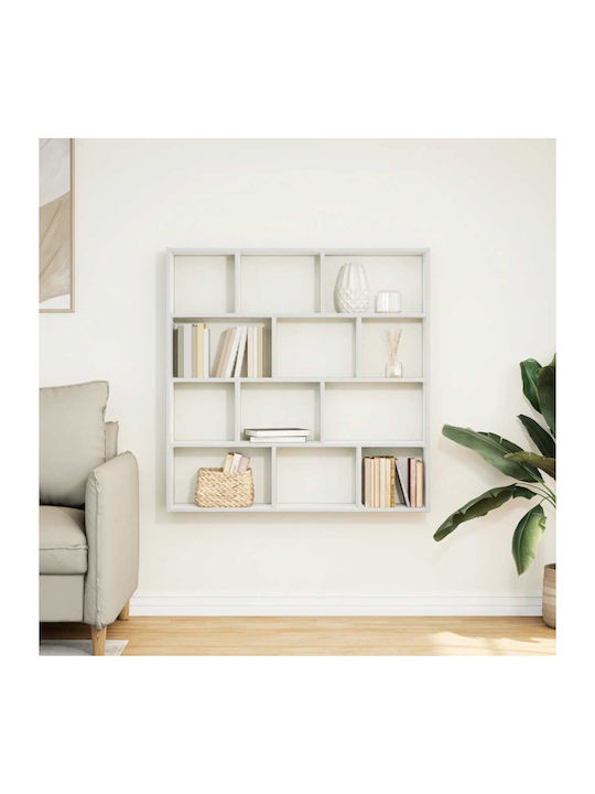 Shelf Wall White 100x18x100cm