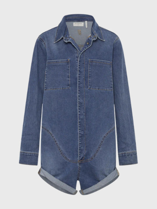 Γυναικείο Ολόσωμο Σορτς Denim