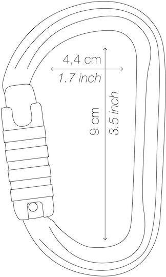 Petzl Am’D Lockable Carabiner 1pcs