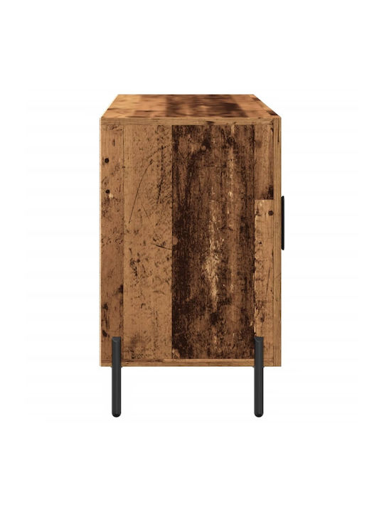 Sideboard Wooden with Drawers Coffee 100x36x60cm