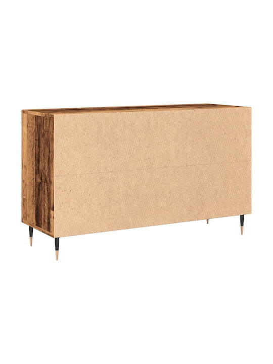 Sideboard Wooden with Drawers Coffee 100x36x60cm