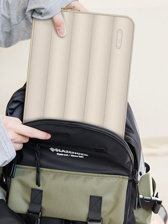 Tech-Protect Puffy Case for 16" Laptop Beige