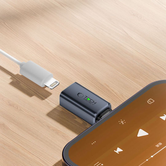 Tech-Protect Ultraboost Konverter USB-C männlich zu Blitzschlag weiblich Gray 1Stück