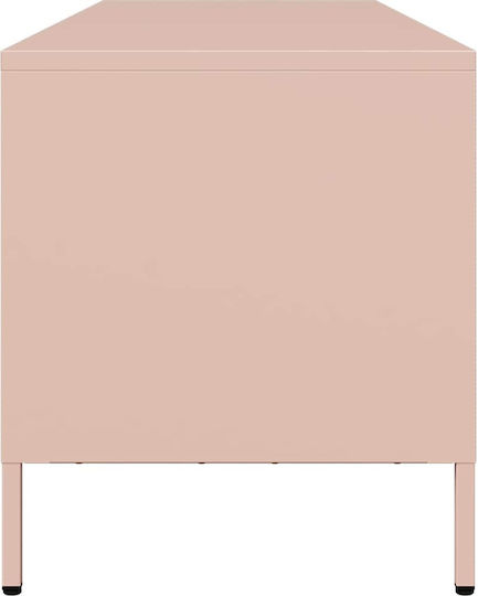 Metal TV Stand Pink M135xD39xH43.5cm