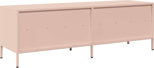 Metal TV Stand Pink M135xD39xH43.5cm