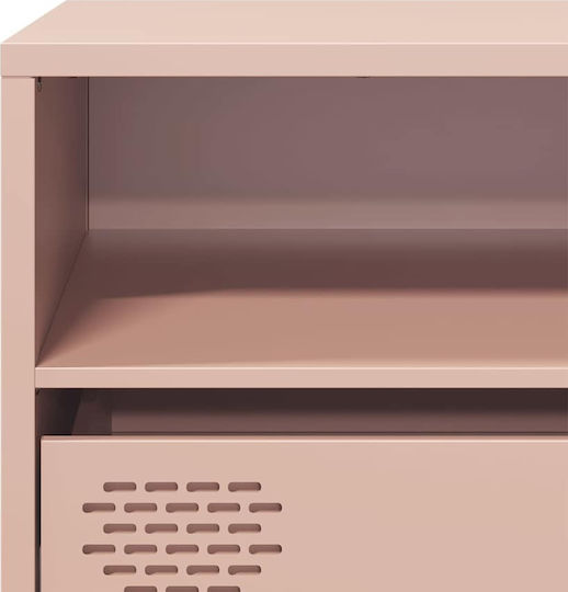 Metal TV Stand Pink M135xD39xH43.5cm