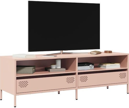Metal TV Stand Pink M135xD39xH43.5cm