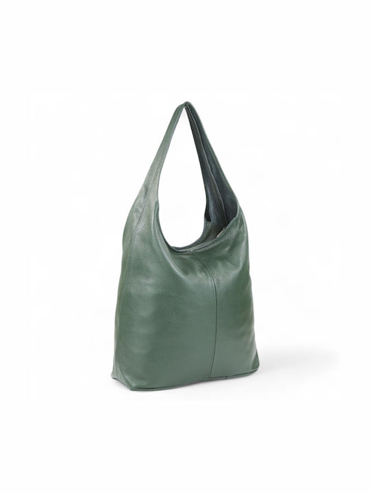 Passaggio Leather Leather Women's Bag Shoulder Green