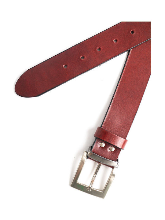 Leder Damen Gürtel Burgundisch